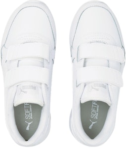 GS プーマ STランナーv3 レザー (キッズ) トリプルホワイト 384905-02 Lookbook GS プーマ STランナーv3 レザー (キッズ) トリプルホワイト 384905-02