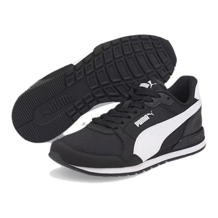 Shop (Grade School) Puma ST Runner v3 Mesh ''Nero Bianco'' 385510-01