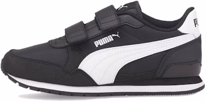(Grade School) Puma ST Runner v3 Nylon Little Kid 'Black White' 384902-01 (Grade School) Puma ST Runner v3 Nylon Little Kid 'Black White' 384902-01