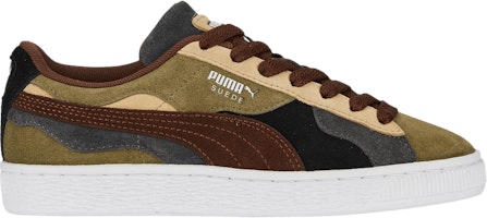 (Grade School) Puma Suede 'Camowave - Olive Chestnut Brown' 391972-01 (Grade School) Puma Suede 'Camowave - Olive Chestnut Brown' 391972-01
