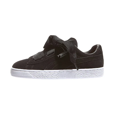 (GS) Puma Suede Heart 'Valentine - Black'