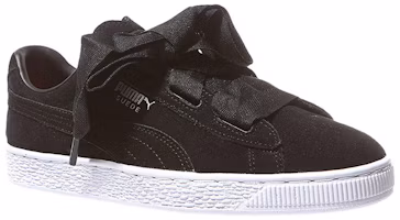 Lookbook (小學生)Puma 麂皮鞋 心形"情人節 - 黑色" 365135-02