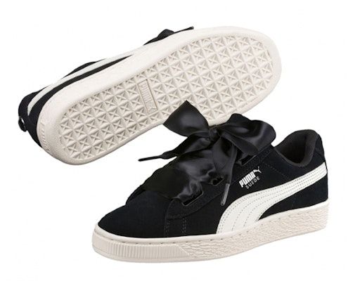 (Grade School) Puma Suede Heart Jewel 'Black White' 365138-03 Purchase (Grade School) Puma Suede Heart Jewel 'Black White' 365138-03
