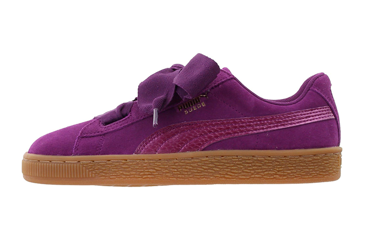 (Grade School) Puma Suede Heart SNK 'Dark Purple' 364918-01