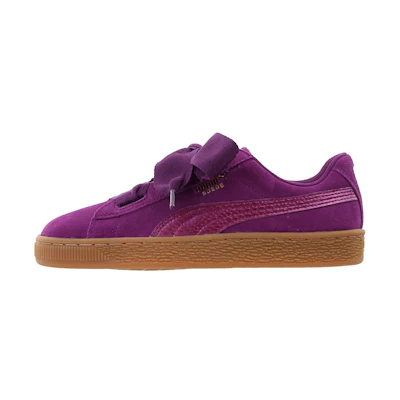 (GS) Puma Suede Heart SNK 'Dark Purple'