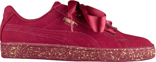 (Grade School) Puma Suede Heart Winter 'Red Velvet' 367081-02 (Grade School) Puma Suede Heart Winter 'Red Velvet' 367081-02