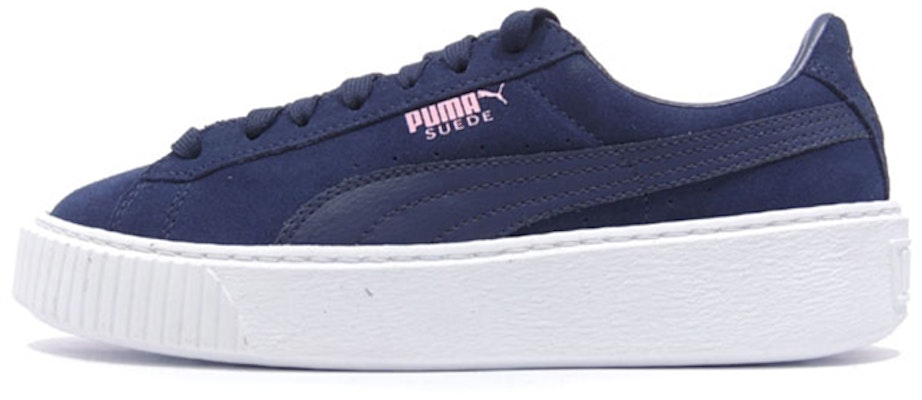 (Grade School) Puma Suede Platform 'Peacoat' 363663-03 Buy (Grade School) Puma Suede Platform 'Peacoat' 363663-03