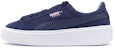 (Kanak-Kanak) Puma Suede Platform 'Peacoat' 363663-03