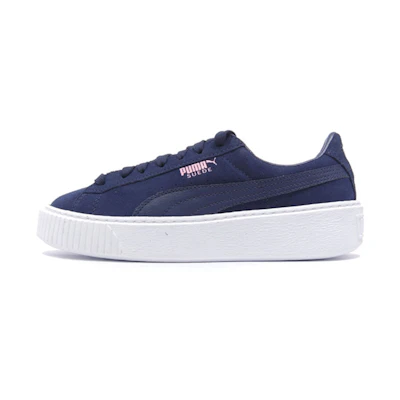 (GS) Puma Suede Platform 'Peacoat'