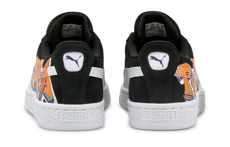 (GS) Puma Suede Street Art 'Black Vibrant Orange' 圖 4
