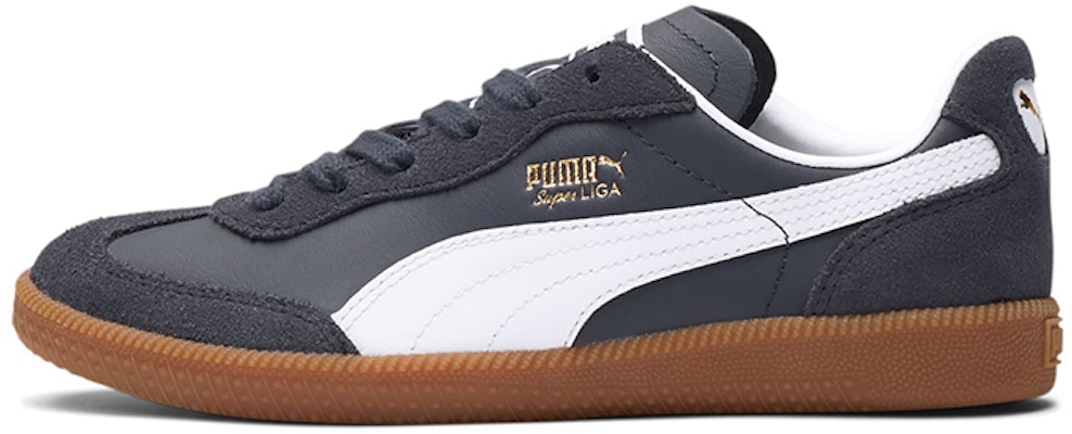 (Grade School) Puma Super Liga OG Retro 'New Navy Gum' 381755-01 Buy (Grade School) Puma Super Liga OG Retro 'New Navy Gum' 381755-01