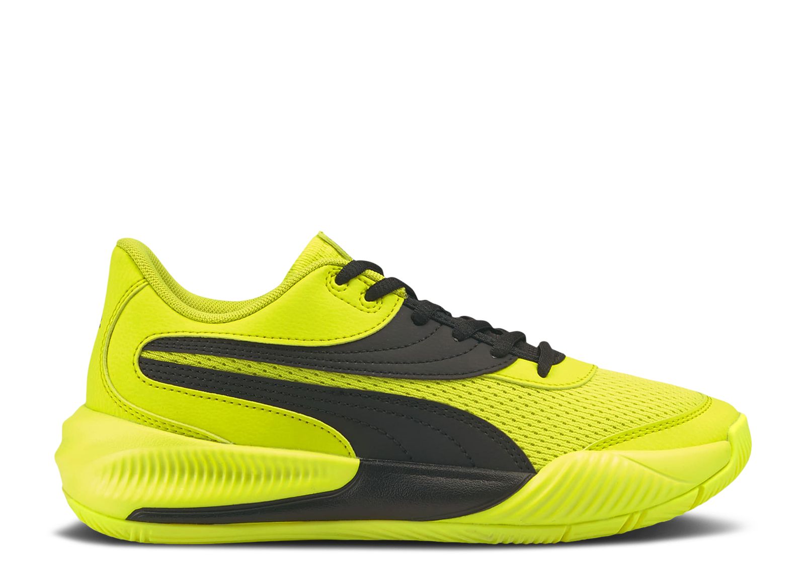 (Grade School) Puma Triple Basketball 'Yellow Glow' 195218-03