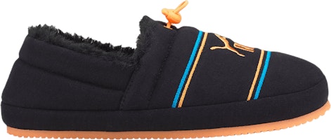 (Grade School) Puma Tuff Mocc Jersey Slipper 'Black Neon Citrus' 385356-08 (Grade School) Puma Tuff Mocc Jersey Slipper 'Black Neon Citrus' 385356-08