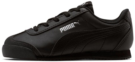 (Grade School) Puma Turino Leather 'Triple Black' 368596-02 (Grade School) Puma Turino Leather 'Triple Black' 368596-02
