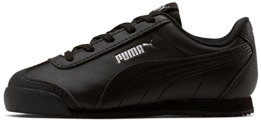 (Grade School) Puma Turino Leather 'Triple Black' 368596-02 Buy (Grade School) Puma Turino Leather 'Triple Black' 368596-02
