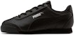 (Kanak-Kanak) Puma Turino Kulit 'Hitam Triple' 368596-02