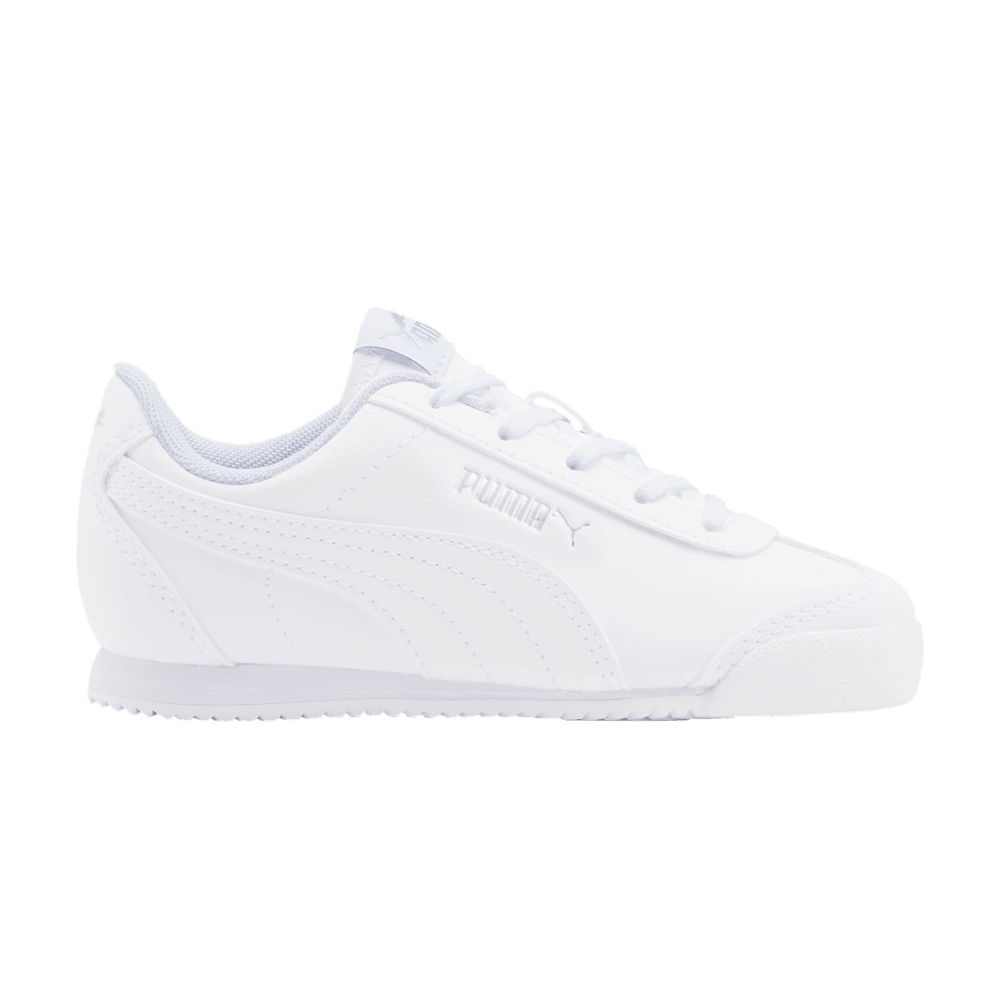 (Grade School) Puma Turino Leather 'Triple White' 368596-01