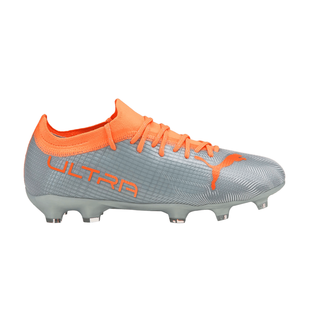 (Grade School) Puma Ultra 2.4 FG AG 'Diamond Silver Neon Citrus' 106737-01