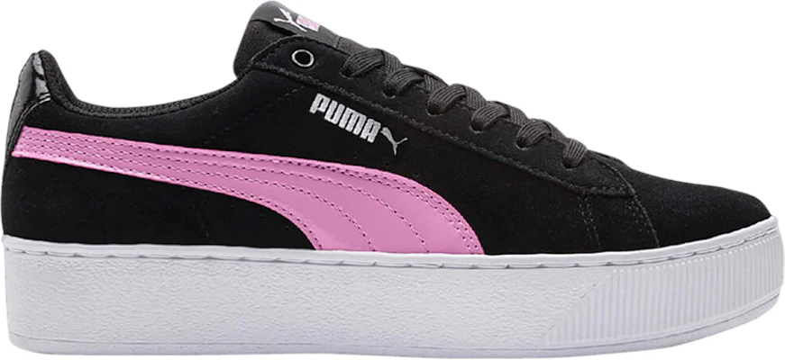 (大童) 彪馬 Vikky 厚底鞋 '黑色蘭花' 366485-05 Buy (大童) 彪馬 Vikky 厚底鞋 '黑色蘭花' 366485-05