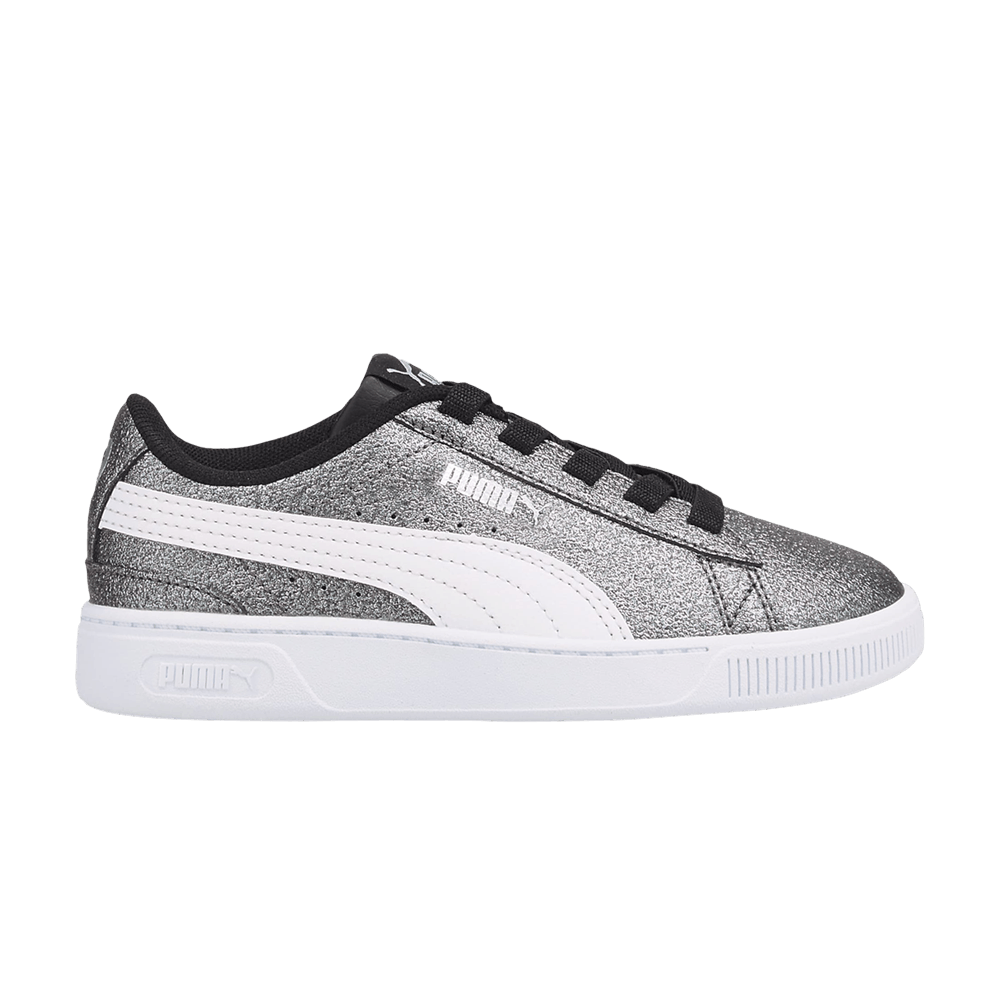 (Grade School) Puma Vikky V3 Little Kid 'Glitz - Black Silver' 384702-01