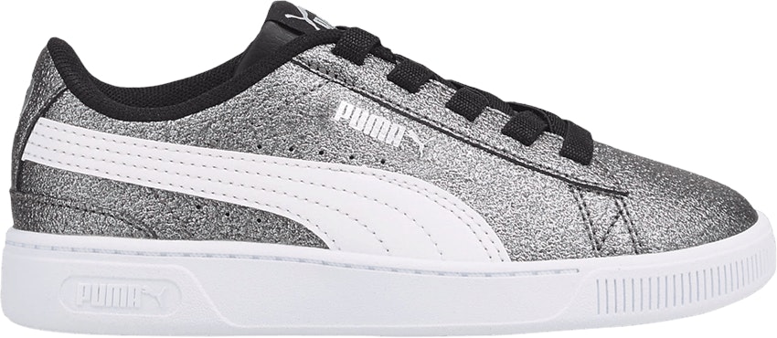 puma-vikky-v3-little-kid-glitz-black-silver-youth
