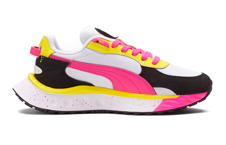 Order (Kanak-Kanak) Puma Wild Rider 'Rollin' - Pink Glow Kuning' 384442-01