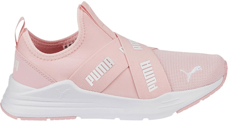 (Grade School) Puma Wired Run Slip-On Big Kid 'Almond Blossom White' 381993-07 Order (Grade School) Puma Wired Run Slip-On Big Kid 'Almond Blossom White' 381993-07
