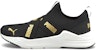 (Kanak-Kanak Sekolah) Puma Wired Run Slip-On Big Kid 'Hitam Emas Pasukan' 381993-02
