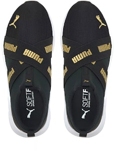 GS プーマ ワイヤード ラン スリップオン (黒/金) 381993-02 Lookbook GS プーマ ワイヤード ラン スリップオン (黒/金) 381993-02