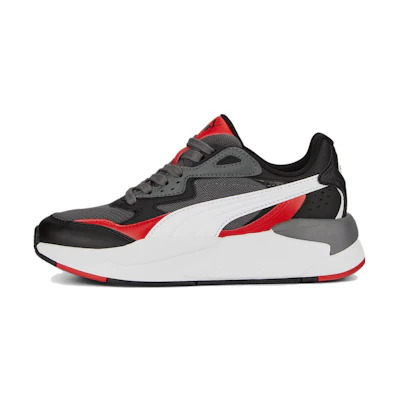 (GS) Puma X-Ray Speed Big Kid 'Cool Dark Grey Red'