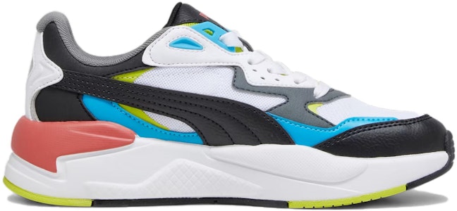 푸마 X-레이 스피드 (키즈) 화이트/멀티 384898-17 Order 푸마 X-레이 스피드 (키즈) 화이트/멀티 384898-17