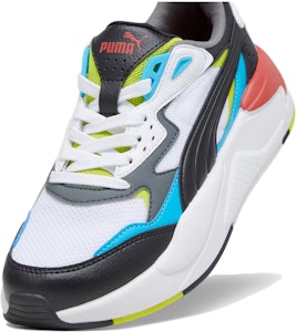 푸마 X-레이 스피드 (키즈) 화이트/멀티 384898-17 Shop 푸마 X-레이 스피드 (키즈) 화이트/멀티 384898-17