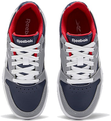 (Grade School) Reebok BB4500 Court Low 'Grey Vector Navy' FY5141 Shop (Grade School) Reebok BB4500 Court Low 'Grey Vector Navy' FY5141