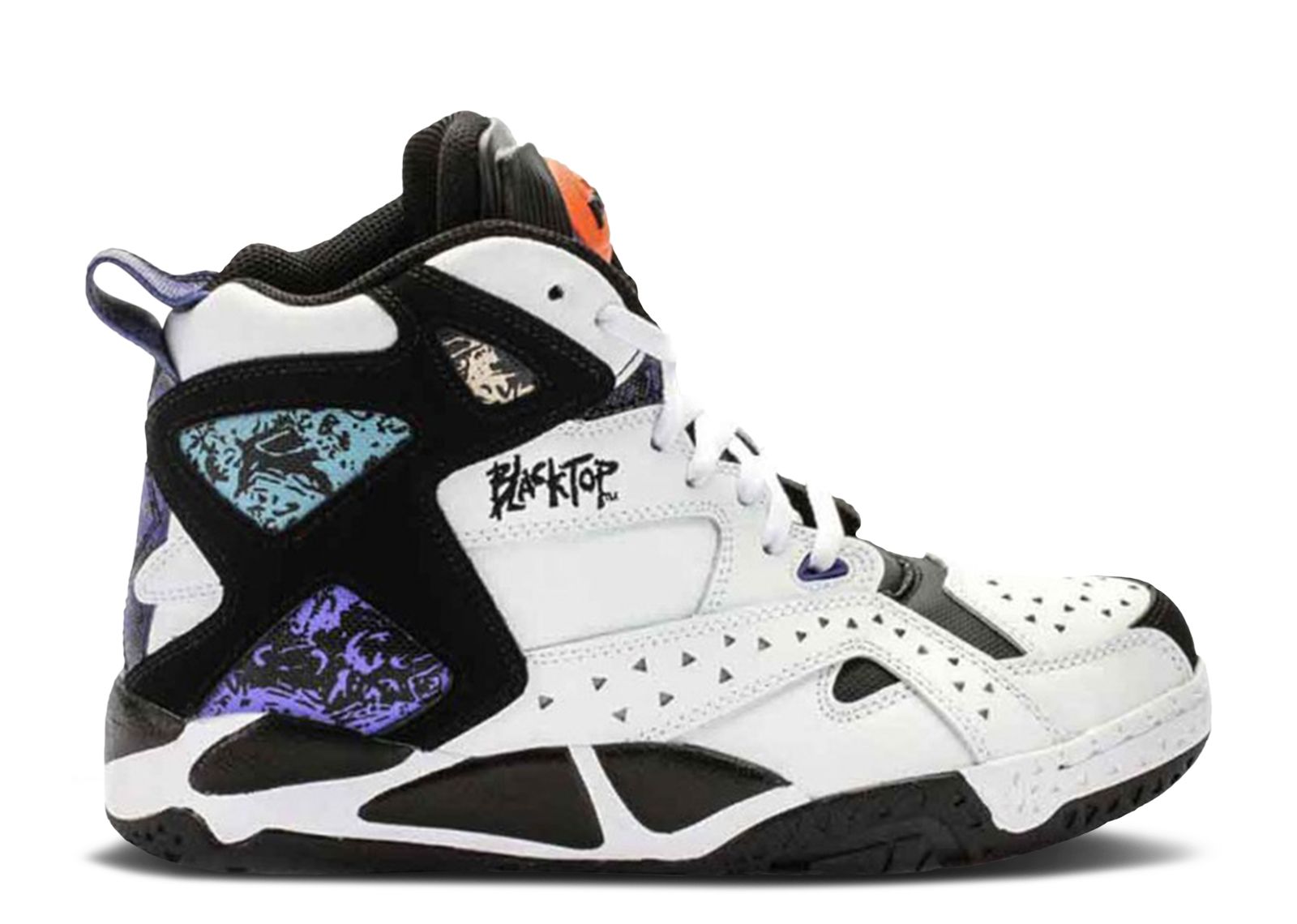 (Grade School) Reebok Blacktop Battleground 'White' V60535