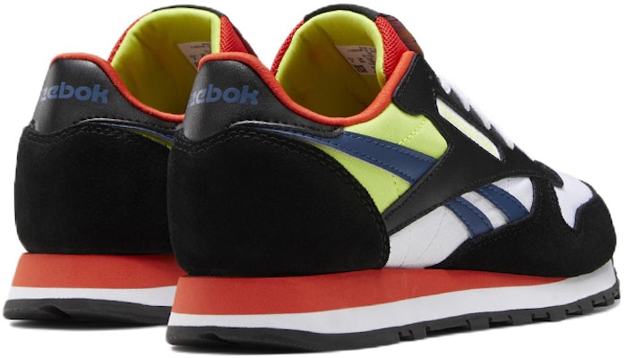 (Reebok 小学生版) 经典皮革 '黑色动感红' GX1098 Shop (Reebok 小学生版) 经典皮革 '黑色动感红' GX1098