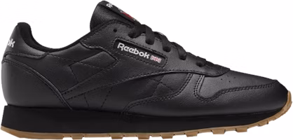(Grade School) Reebok Classic Leather 'Black Gum' GZ6093 (Grade School) Reebok Classic Leather 'Black Gum' GZ6093