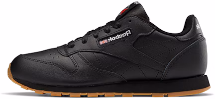 (Grade School) Reebok Classic Leather 'Black Gum' V69623 (Grade School) Reebok Classic Leather 'Black Gum' V69623