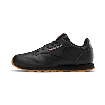 (GS) Reebok Classic Leather 'Black Gum'