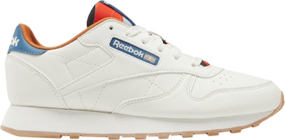 (Grade School) Reebok Classic Leather 'Chalk Steely Blue' HR1069 (Grade School) Reebok Classic Leather 'Chalk Steely Blue' HR1069