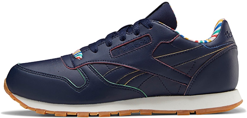 (Grade School) Reebok Classic Leather 'Colorful Stripe' FW6117 Buy (Grade School) Reebok Classic Leather 'Colorful Stripe' FW6117