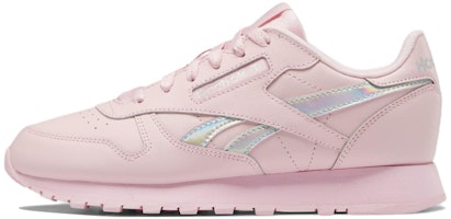 (Grade School) Reebok Classic Leather 'Pink Glow Iridescent' HQ3902 (Grade School) Reebok Classic Leather 'Pink Glow Iridescent' HQ3902