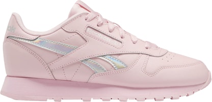 (Grade School) Reebok Classic Leather 'Pink Glow Iridescent' HQ3902 (Grade School) Reebok Classic Leather 'Pink Glow Iridescent' HQ3902