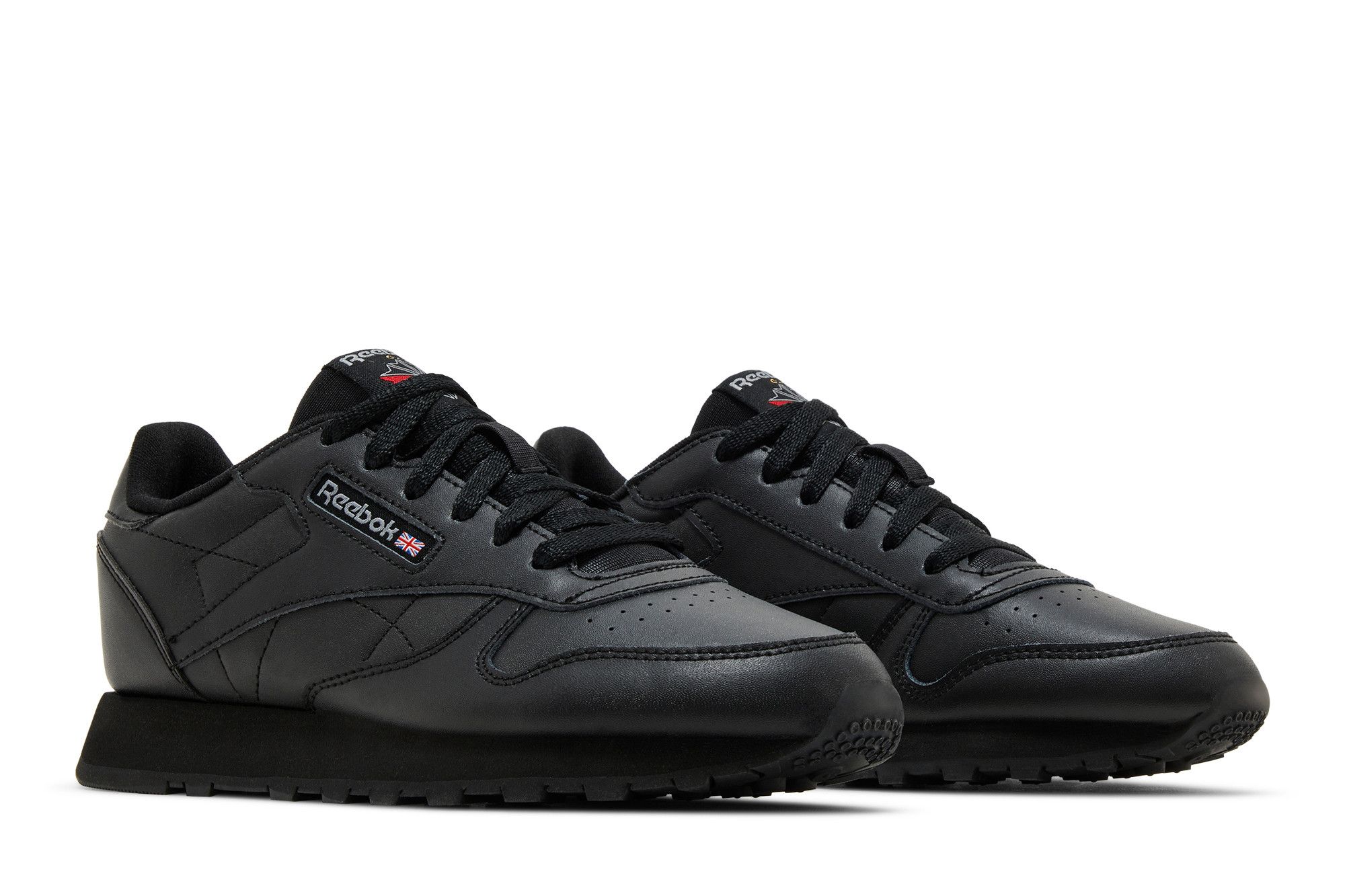 Cheap (學齡版) Reebok 經典皮革鞋 'Triple Black' GZ6094