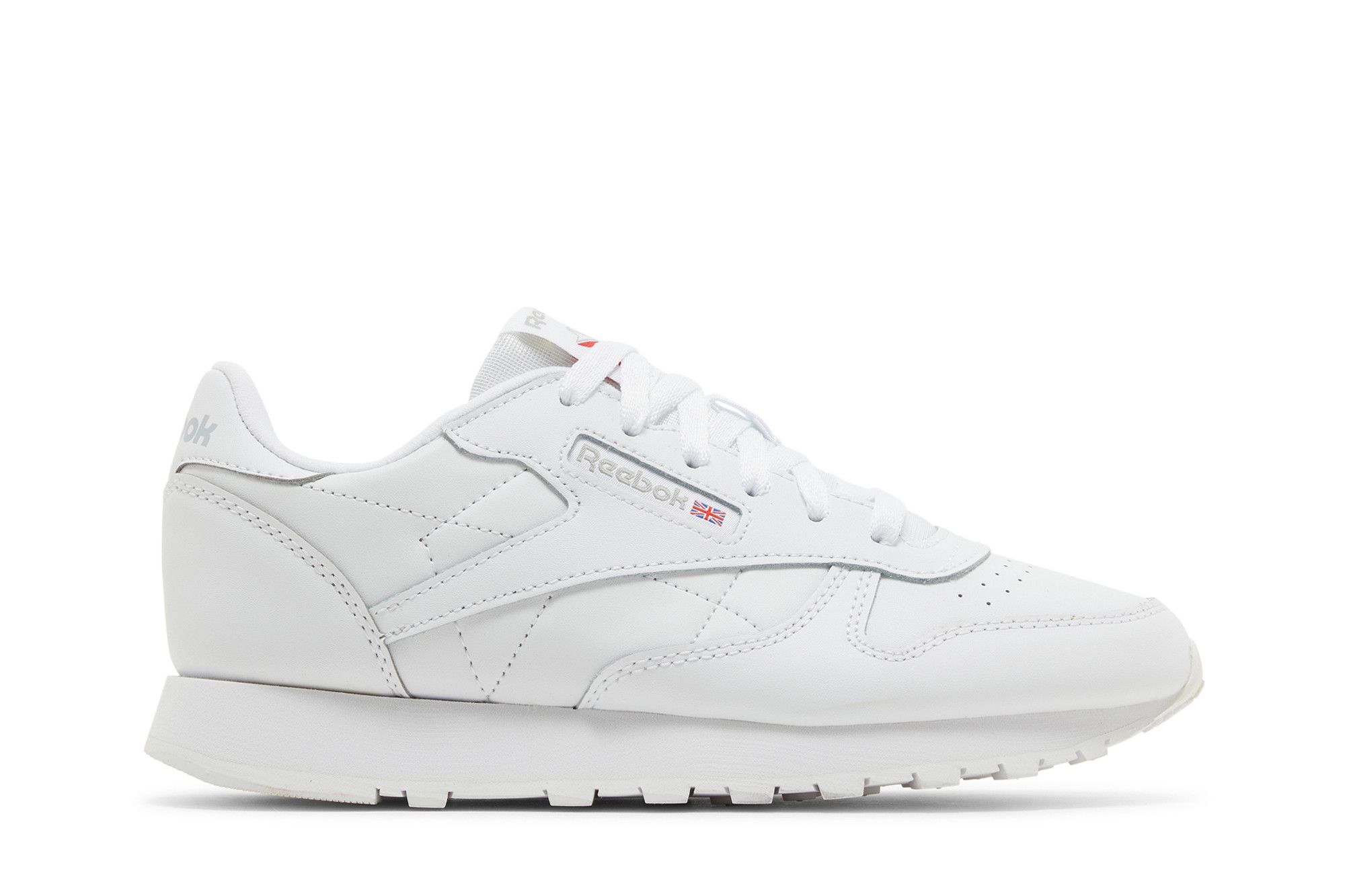 (Grade School) Reebok Classic Leather 'Triple White' GZ6097