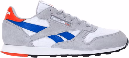 (Grade School) Reebok Classic Leather 'White Grey Cobalt' DV4395 (Grade School) Reebok Classic Leather 'White Grey Cobalt' DV4395