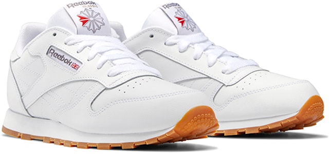 Reebok Classic Leather 'White Gum' (Para Niños - Escuela Primaria) V69624 Lookbook Reebok Classic Leather 'White Gum' (Para Niños - Escuela Primaria) V69624