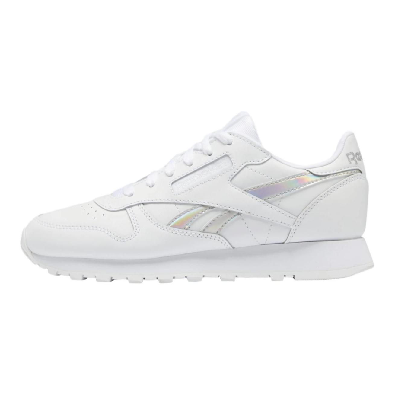 (GS) Reebok Classic Leather 'White Iridescent'