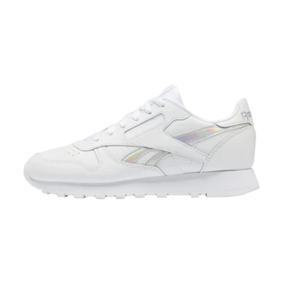 (GS) Reebok Classic Leather 'White Iridescent'
