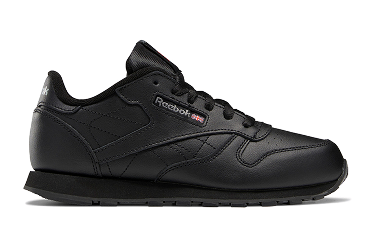 Order (Reebok Grade School) Classic Leather J 'Hitam' 50148