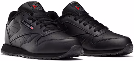 Lookbook (Reebok Junior) Reebok Classic Leather J ''Noir'' 50148